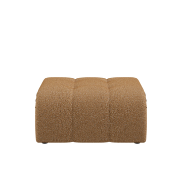 CALEB - Square fabric pouf by DÔME DECO - view 3